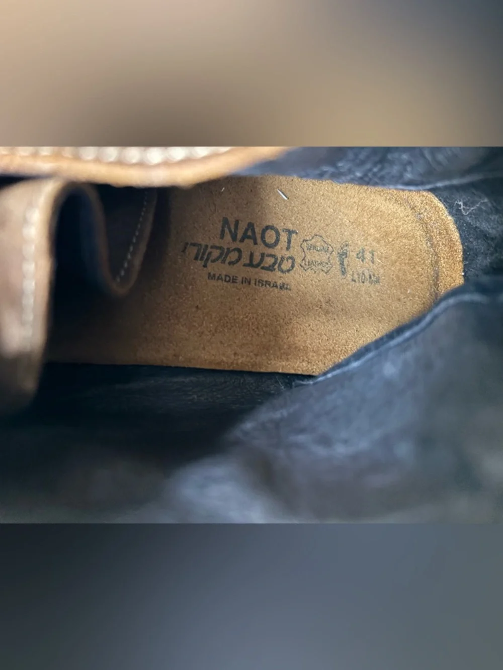 Naot pilot suede